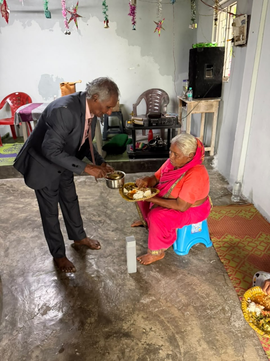 A moment from the trust's community service